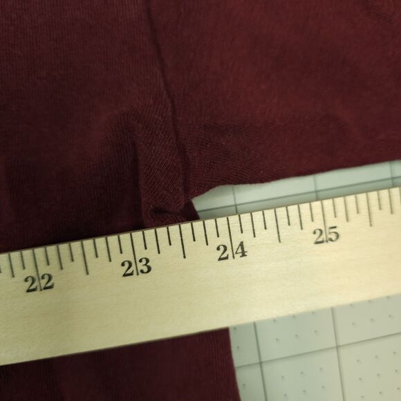 Vintage Russell Athletic Tshirt Mens xl Red Y2K Blank Basic Minimalist Casual - Picture 5 of 6